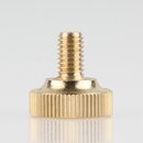 M6 Rndelschraube 18x18mm Messing roh