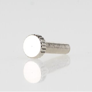 M3 Rndelschraube 5,5x14mm Messing vernickelt