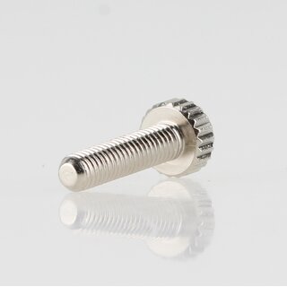 M3 Rndelschraube 5,5x14mm Messing vernickelt