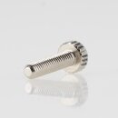 M3 Rändelschraube 5,5x14 mm Messing vernickelt