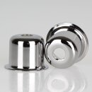 E14 Fassungshülse Metall verchromt 27x30mm...