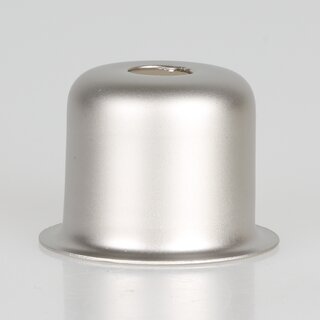 E14 Fassungshlse Metall Nickel matt 27x30mm Zierhlse fr Lampenfassungen