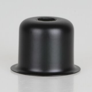 E14 Fassungshlse Metall schwarz 27x30mm Zierhlse fr Lampenfassungen