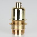 E14 Fassungshlse Zierhlse 27x30mm Metall vermessingt...
