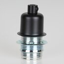 E14 Fassungshlse Zierhlse 27x30mm Metall schwarz mit...