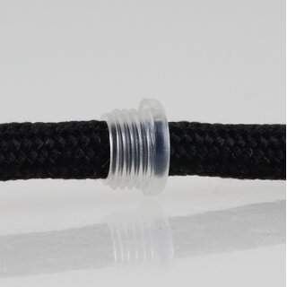 Isolierungs-Gewindenippel 12x7mm Transparent M10x1 &ndash; Durchgang 6,8mm