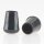 Stuhlbeinkappe / Tischbeinkappe 10 mm rund schwarz mit Stahleinlage – PVC-Kunststoff
