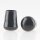 Stuhlbeinkappe / Tischbeinkappe 10 mm rund schwarz mit Stahleinlage – PVC-Kunststoff