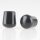 Stuhlbeinkappe / Tischbeinkappe 18 mm rund schwarz mit Stahleinlage – PVC-Kunststoff