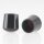 Stuhlbeinkappe / Tischbeinkappe 20 mm rund schwarz mit Stahleinlage – PVC-Kunststoff
