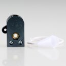 Einbau-Zugschalter 1-polig EIN/AUS 250V/2A 27x15x11.5mm mit Einlochbefestigung für Lampen