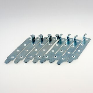 Hfele Mbel Bettverbinder 145x23x21mm Stahl 4 Schlieteile (2 Linke und 2 Rechte)