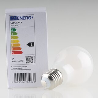 Ledvance E27 LED Filament Leuchtmittel matt 7W=(60W) 230V 806 lm 2700K warmwei dimmbar