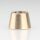 M10x1 Schrägmutter Haltekappe glatt 15x10mm Messing roh für Lampen Einbau-Druckschalter geeignet