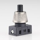 Lampen Einbau-Druckschalter schwarz mit M10x1...