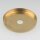 Lampen Abschluss-Scheibe Kaschierung Zierkappe 51x6mm Messing roh 10,2mm Mittelloch