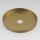 Lampen Abschluss-Scheibe Kaschierung Zierkappe 61x6mm Messing roh 10,2mm Mittelloch