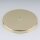 Lampen Abschluss-Scheibe Kaschierung Zierkappe 71x6mm Messing poliert 10,2mm Mittelloch