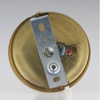 Lampen-Baldachin 80x31 Metall Messing roh mit Ringnippel 18mm fr Kettenaufhngung