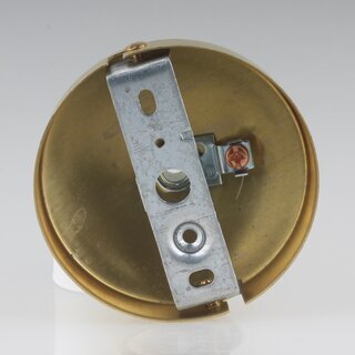 Lampen-Baldachin 80x31 Metall Messing roh mit Ringnippel 22mm fr Kettenaufhngung