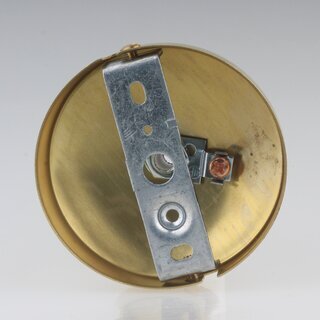 Lampen-Baldachin 80x31 Metall Messing roh mit Ringnippel 30mm fr Kettenaufhngung