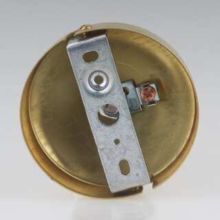 Lampen-Baldachin 80x31 Metall Messing roh mit Zahn-Ringnippel 42mm fr Kettenaufhngung