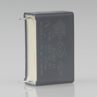 1.0uF 275V MKP-X2 Entstörkondensator 32x20mm Rastermaß 27,5mm