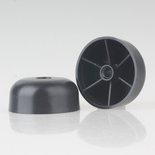 Hfele Mbelgleiter Orlita 45x20mm Kunststoff schwarz zum Schrauben