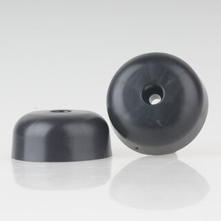 Hfele Mbelgleiter Orlita 45x20mm Kunststoff schwarz zum Schrauben
