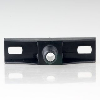 Wand- und Deckenhalter mit M10x1 Gewinde fr Deckendose oder Lampen-Baldachin Kunststoff schwarz