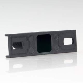 Wand- und Deckenhalter mit M10x1 Gewinde fr Deckendose oder Lampen-Baldachin Kunststoff schwarz