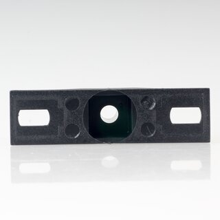 Wand- und Deckenhalter mit M10x1 Gewinde fr Deckendose oder Lampen-Baldachin Kunststoff schwarz