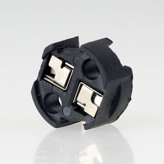 12V Halogen-Fassung schwarz fr G4 Leuchtmittel ohne Kabel mit Steckkontakten