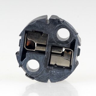 12V Halogen-Fassung schwarz fr G4/GY6.35 Leuchtmittel ohne Kabel mit Steckkontakten