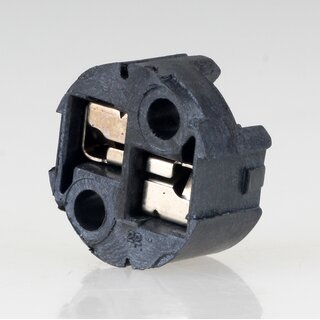 12V Halogen-Fassung schwarz fr G4/GY6.35 Leuchtmittel ohne Kabel mit Steckkontakten