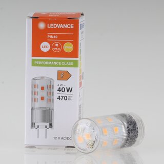 LEDVANCE  LED-Stiftsockellampe GY6,35/12V/4W=(40W) warmwei 2700K 470 lm