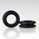 Kabeldurchfhrungstlle 20x7mm Schwarz &ndash; fr 15mm...