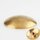 Lampen Halbrundknopf Abschlussknopf M10x1 mm Innengewinde 40x10 mm Messing roh