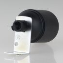 E27 Lampenfassung Kunststoff schwarz mit Winkel &...