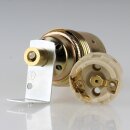 E27 Premium Lampenfassung Metall vermessingt mit Winkel & Zugentlastung