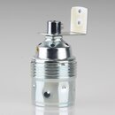 E27 Premium Lampenfassung Metall verchromt mit Winkel &...