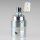 E27 Premium Lampenfassung Metall verchromt mit Winkel & Zugentlastung