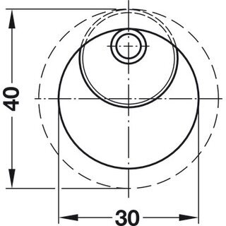 Hfele Spiegelaufhnger hhenjustierbar 6 mm fr Holzplatten ab 16 mm &ndash; SET mit Schrauben & Dbeln