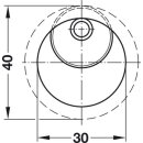 Häfele Spiegelaufhänger höhenjustierbar 6...