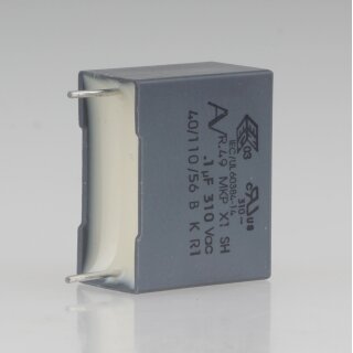 0.1uF 310V MKP-X1 Entstörkondensator 18x14.5mm Rastermaß 15mm