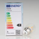 Sigor E14 LED Filament Birnenlampe klar 2.5W=(25W) 250lm 2700K warmweiß