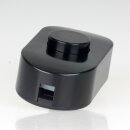 Schnurschalter Schnur-Zwischenschalter Fußschalter  85x45mm schwarz Bakelit-Optik 250V/2A(1A)
