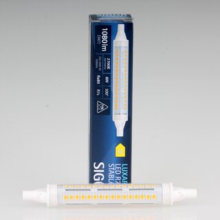 Sigor LUXAR R7s LED-Stablampe Leuchtmittel 8W/220-240V 2.700K 1080 lm warmwei 117mm