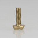 M3 Rändelschraube 7x12 mm Messing roh Leuchtenbau