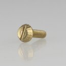 M3 Rändelschraube 7x12 mm Messing roh Leuchtenbau